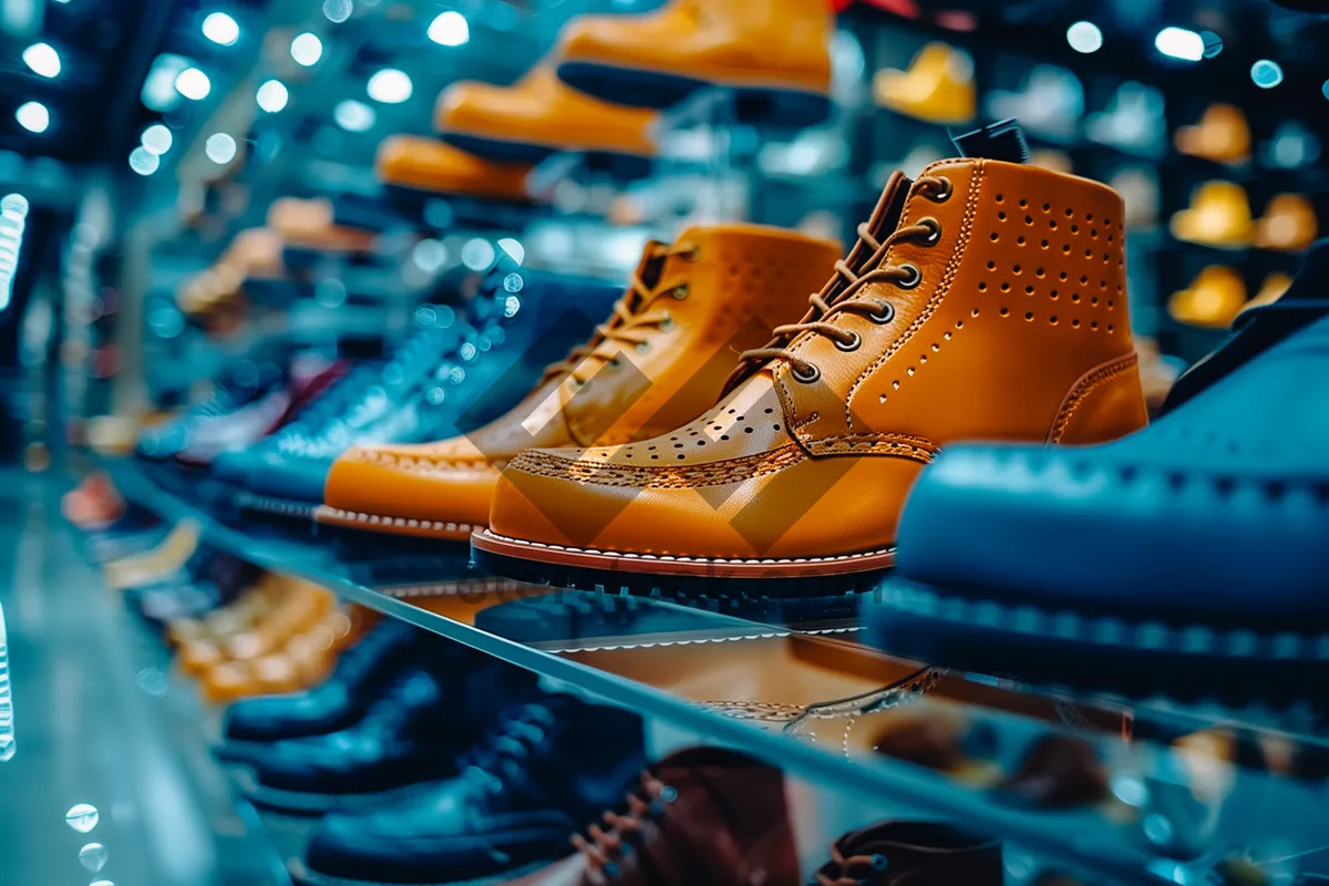 Picture of Classic Leather Brown Boots for Men's Fashion Store.