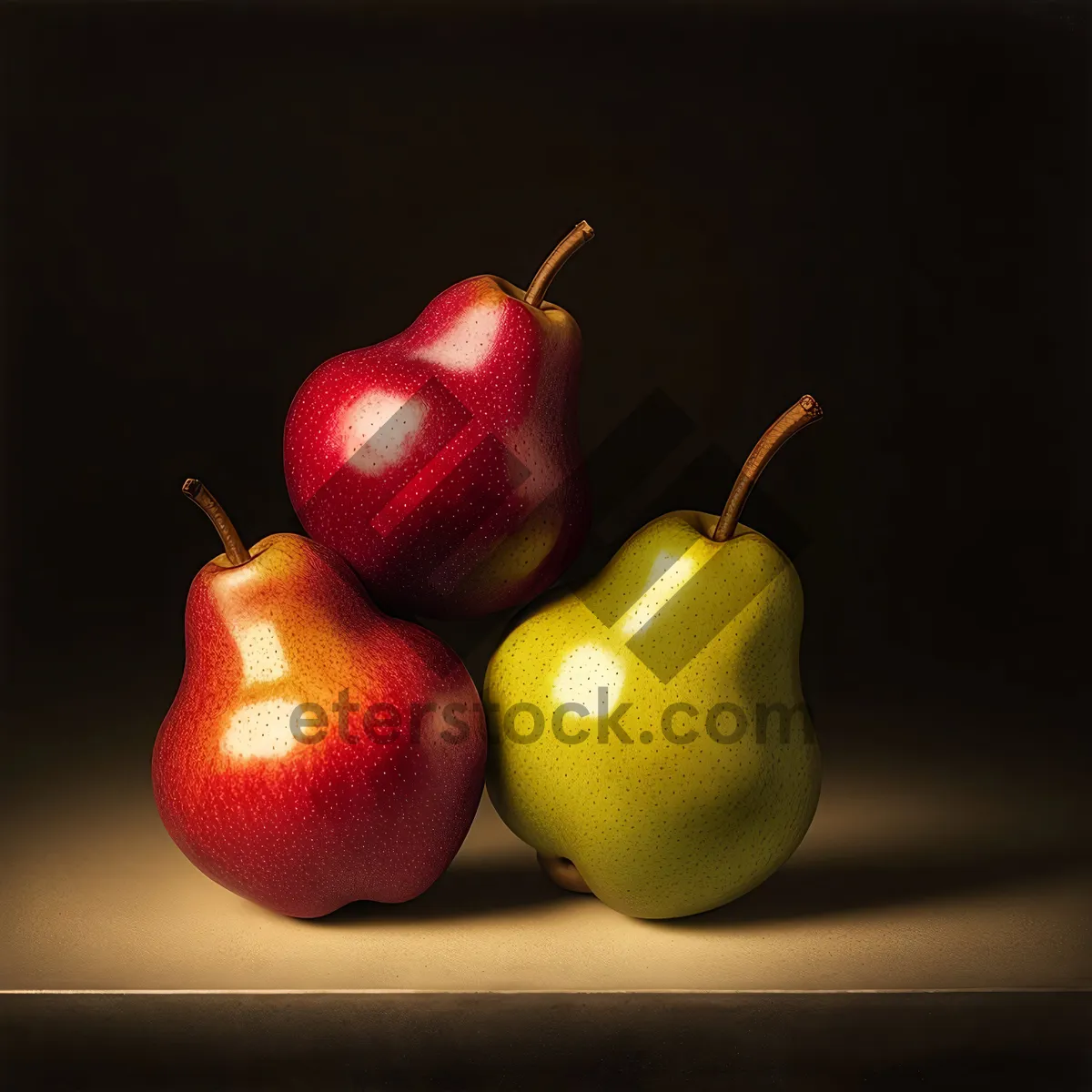 Picture of Fresh, Juicy Pear and Apple Fruit Delight