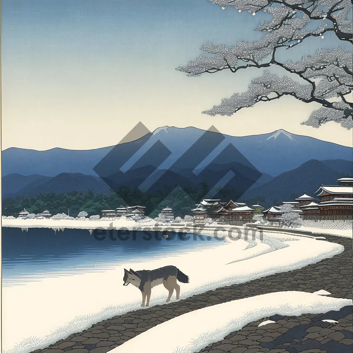 Picture of Lakeside Winter Wonderland