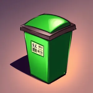 3D Home Trash Bin - Symbolic Gift for Garbage Container