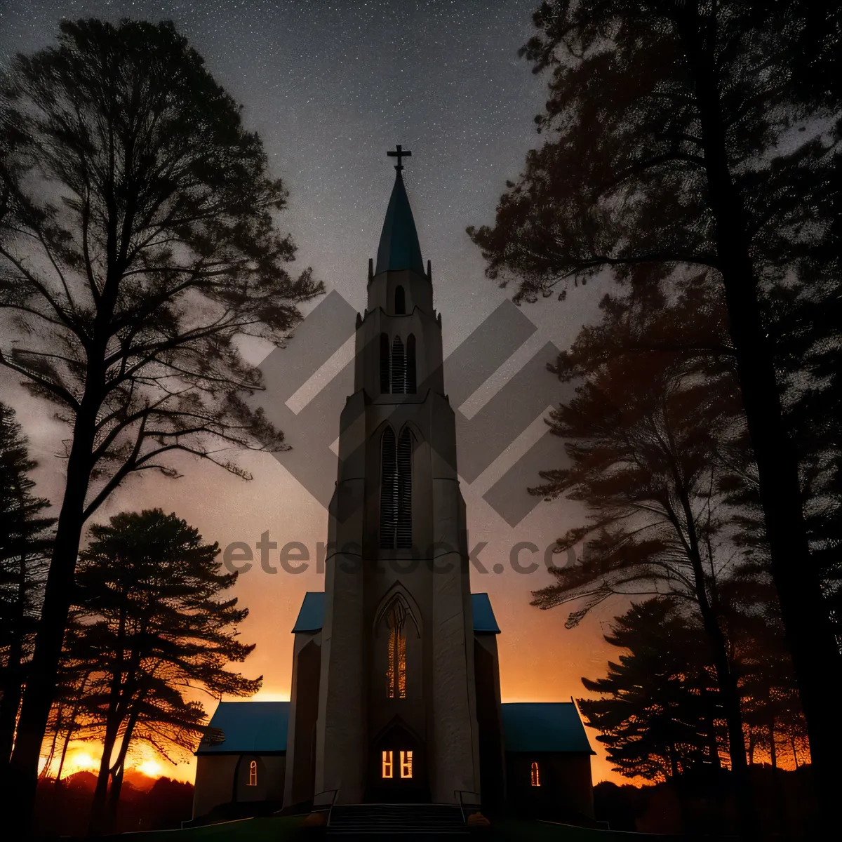 Picture of Majestic Cathedral Tower in Historic City