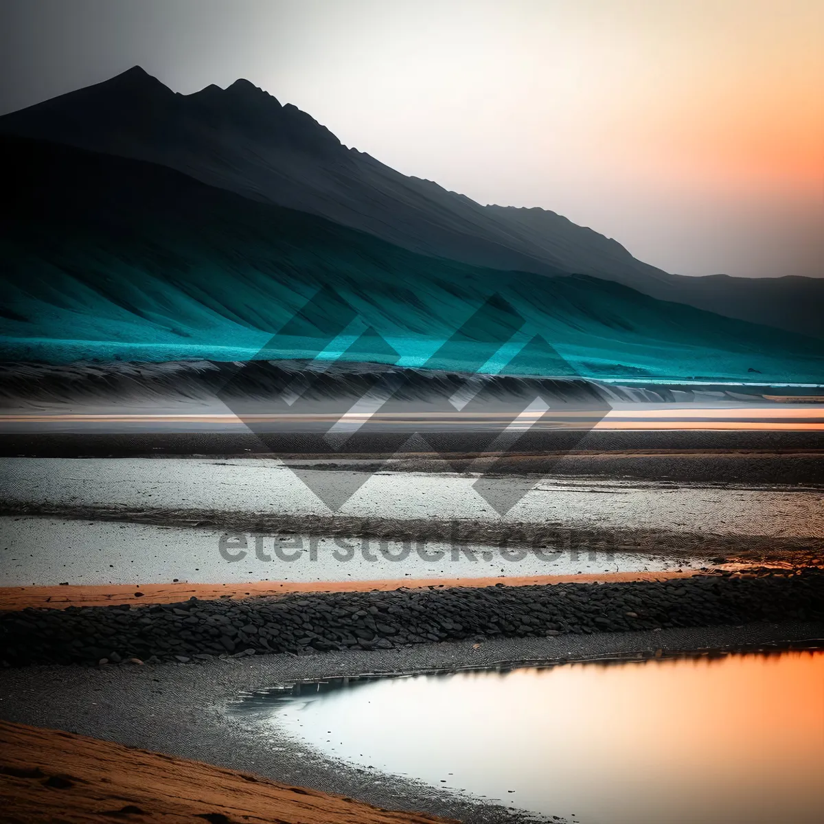 Picture of Serenity at the Shore: A Tropical Seascape