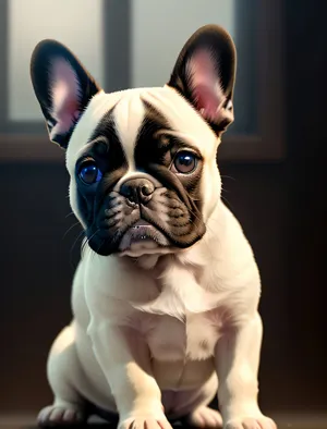 Wrinkle-adorned cutie, the adorable bulldog terrier puppy, brings immense joy and charm