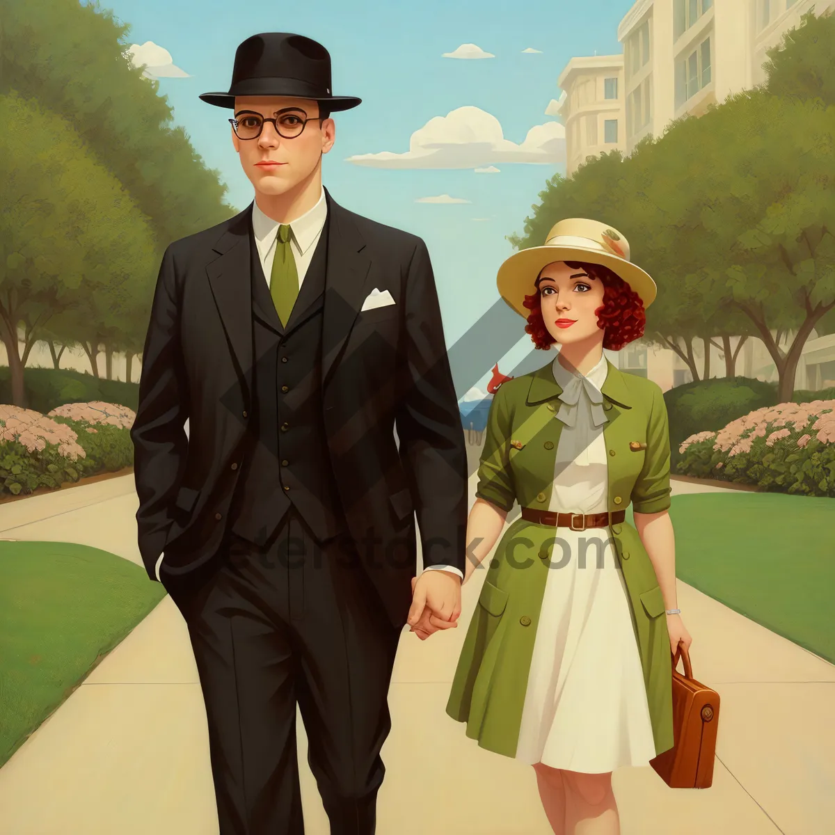 Picture of Corporate Success: Confident Businessman Leading Successful Team in Office Meeting