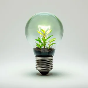 Light bulb powered by plant energy for eco-friendly innovation