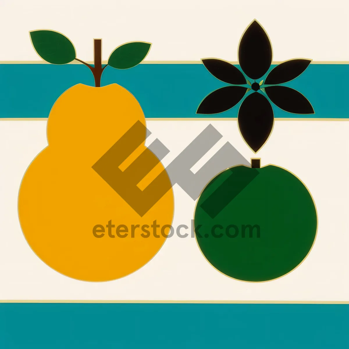 Picture of Cartoon Symbol Icon Drawing Set Icons