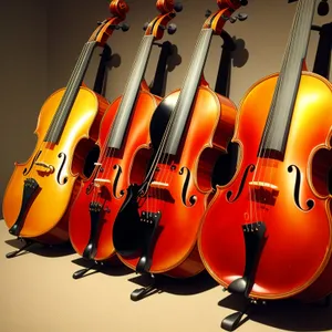 Melodic Harmony: Violin Musician Performing Concert