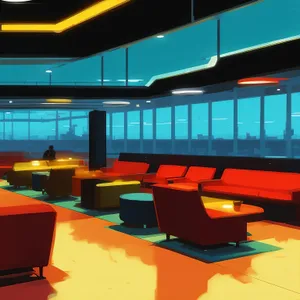 Modern Hall with Elegant Furniture and Natural Light