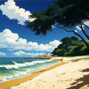 Serenity by the Sea: Tropical Paradise Retreating