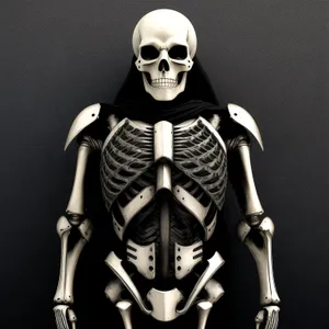 Skeletal Art: 3D Human Skeleton Sculpture