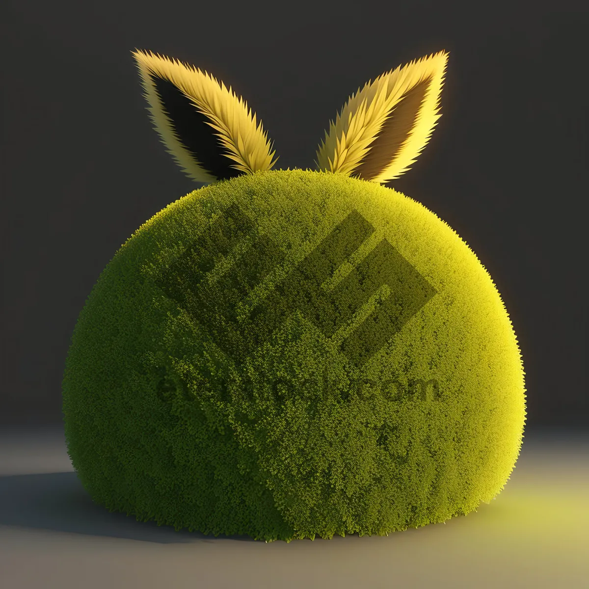 Picture of Juicy Yellow Tennis Ball - Game Equipment and Healthy Snack