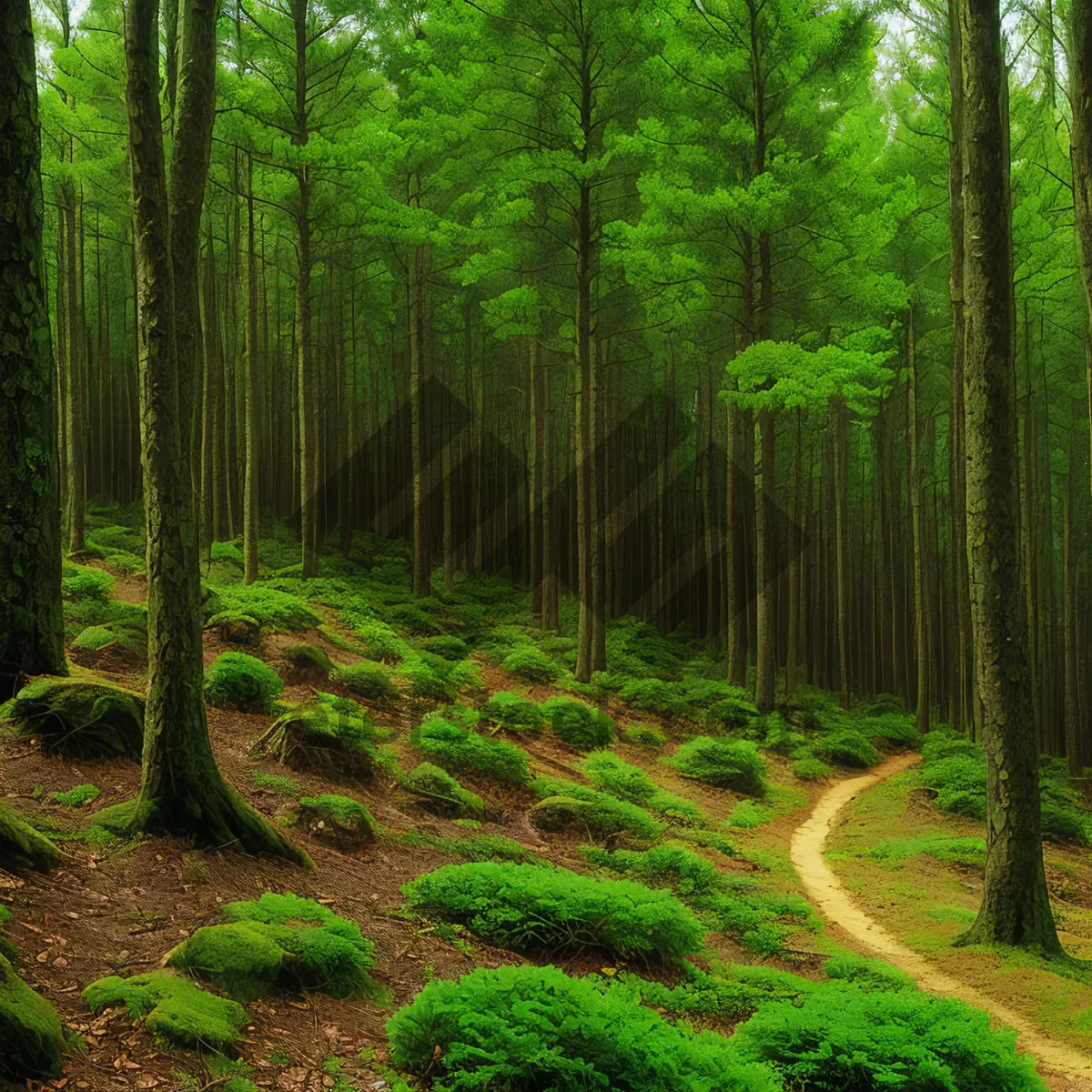 Picture of Southern Beech Forest Path in Summer