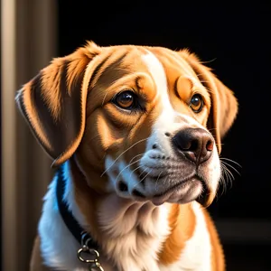 Cute Boxer Puppy Poses for Studio Portrait