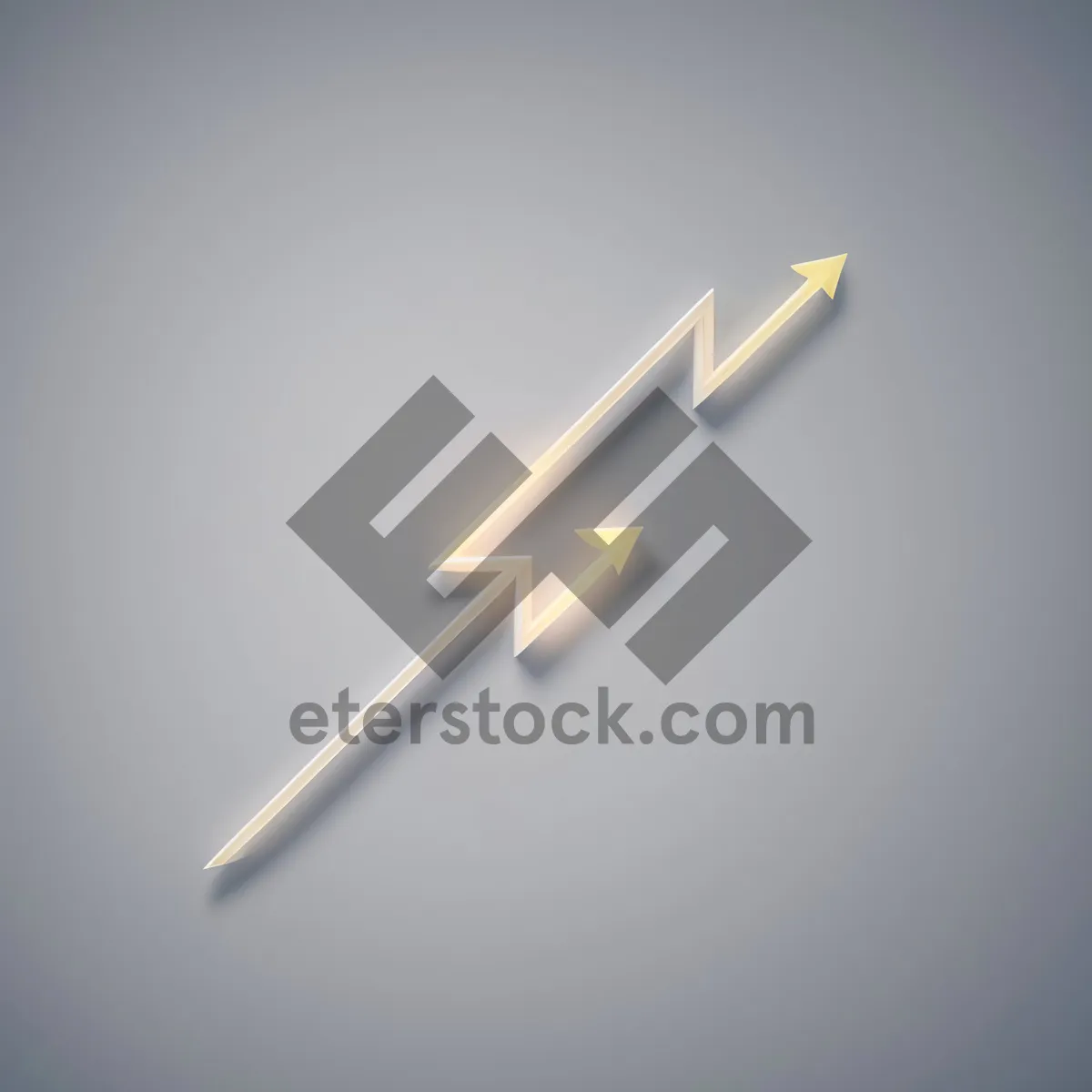 Picture of Lightning Bolt 3D Icon for Business Design