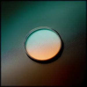 Powder Button: Shiny Circle Design - Web Icon