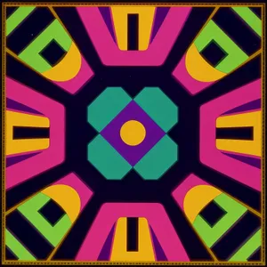 Hippie Symbolic Graphic Design Icon