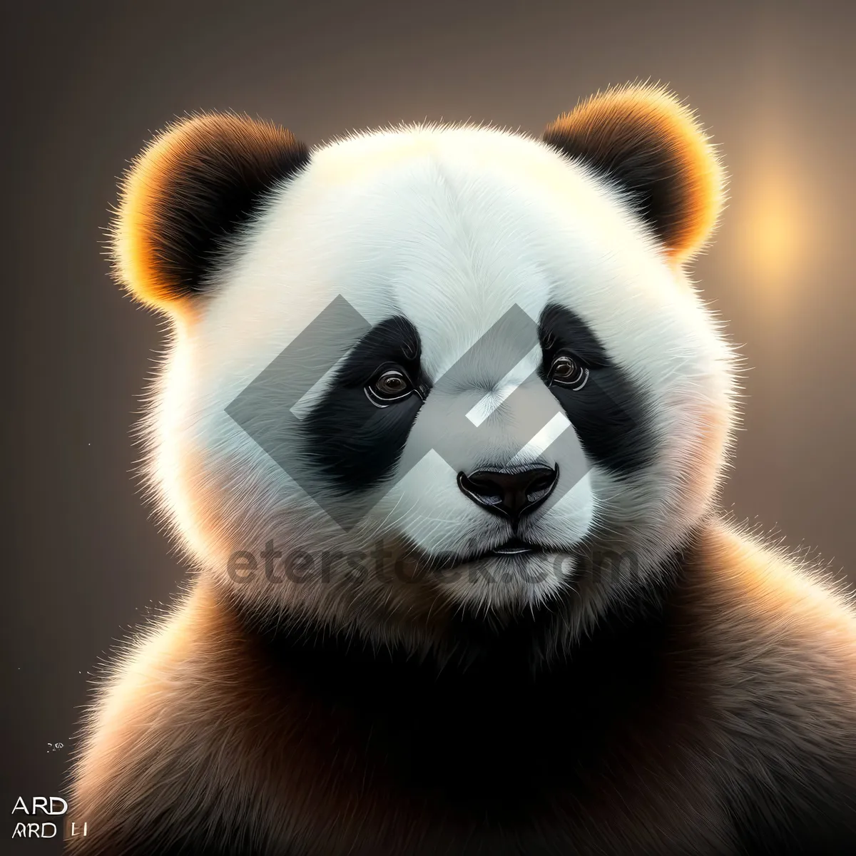 Picture of Giant Panda: Majestic Bear with Adorable Black Fur