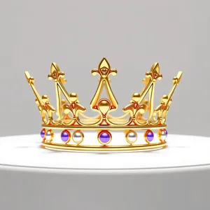 Regal Crown Graphic Design Art