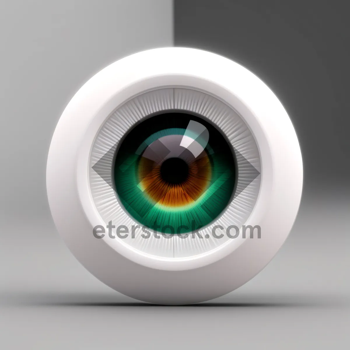 Picture of Shiny Glass Web Button: Modern Round Symbol