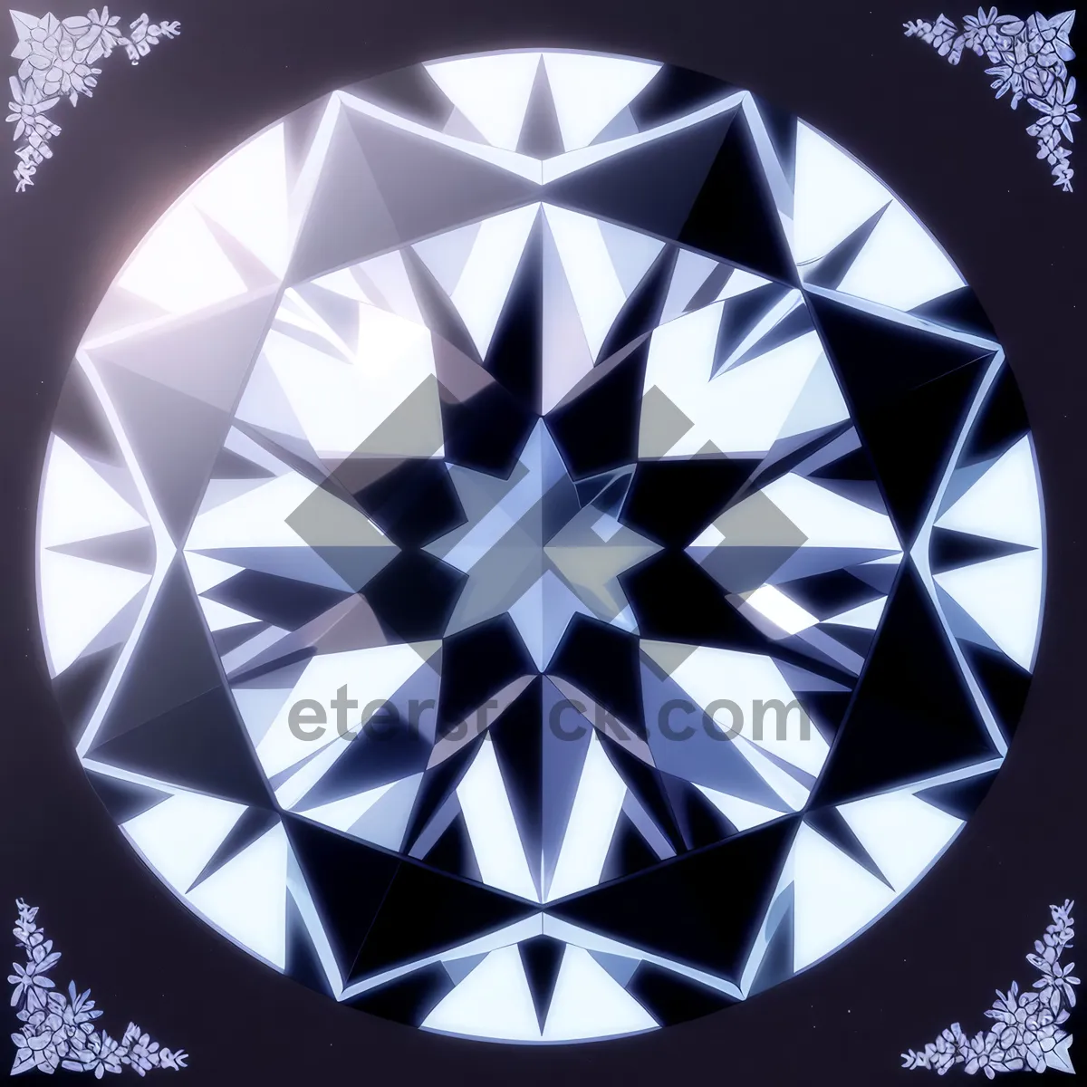 Picture of Star Gem Design: Symbolic Five-Spot Graphic Art