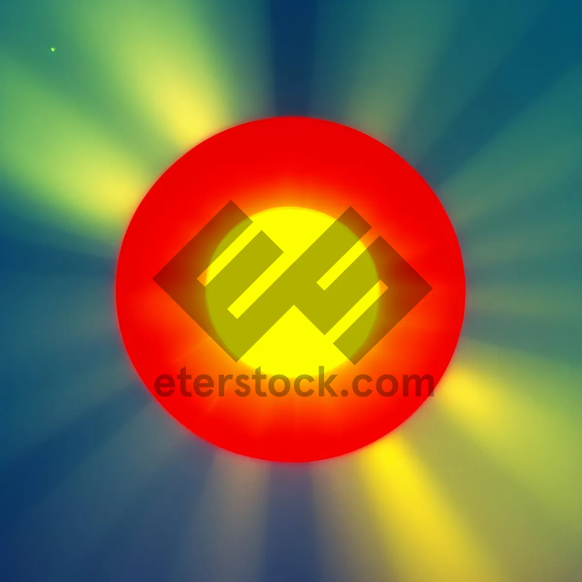 Picture of Shiny Glass Button Set with Bright Orange Circle