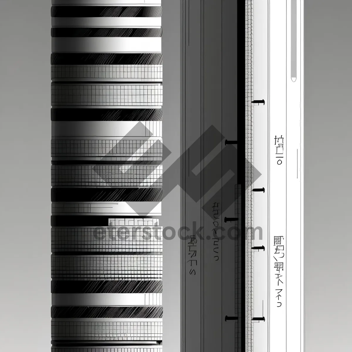 Picture of Server Cabinet with Binders in Office Setting