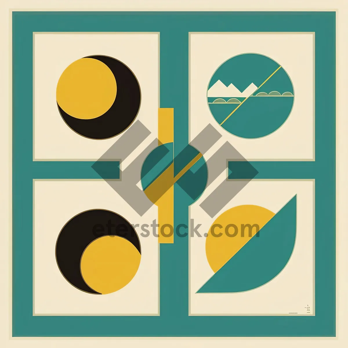 Picture of Graphic design icons set - symbol sign collection