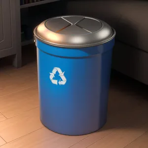 Recycled Plastic Bin for Ashcan Waste