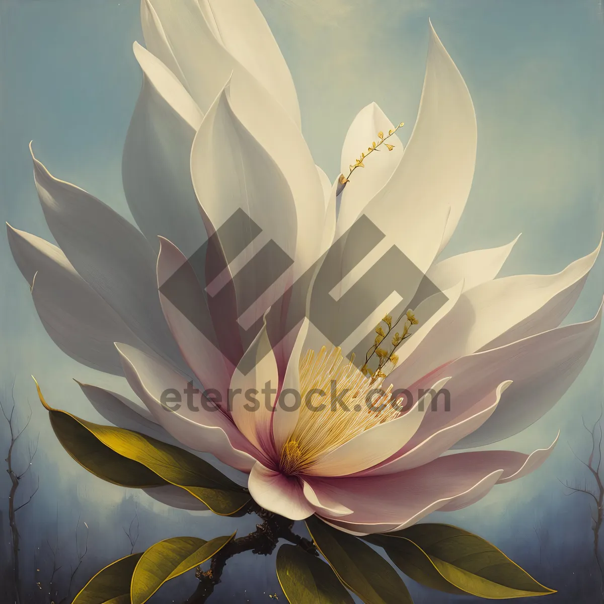 Picture of Exquisite Blooming Lotus Blossom in Pink