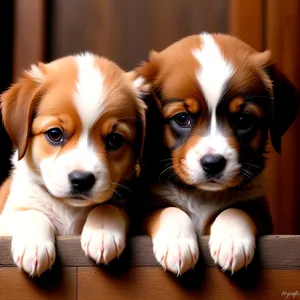 Adorable Toy Spaniel Puppy - Brown Furry Friend