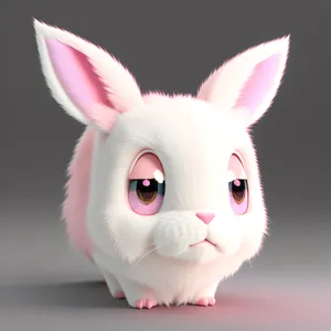 Fluffy Bunny - Adorable Domestic Pet with Soft Fur