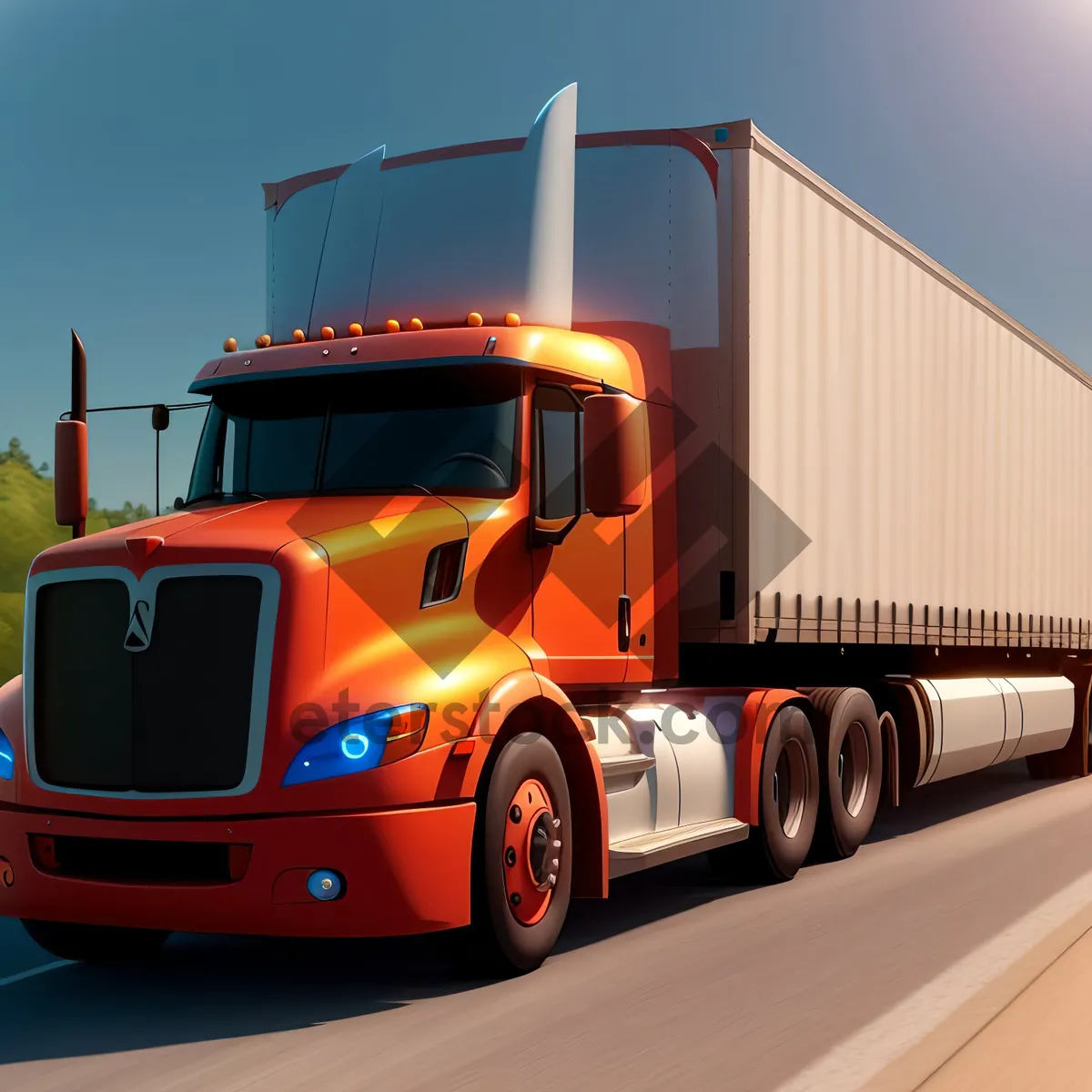 Picture of Highway Hauler: Speeding Freight on the Road