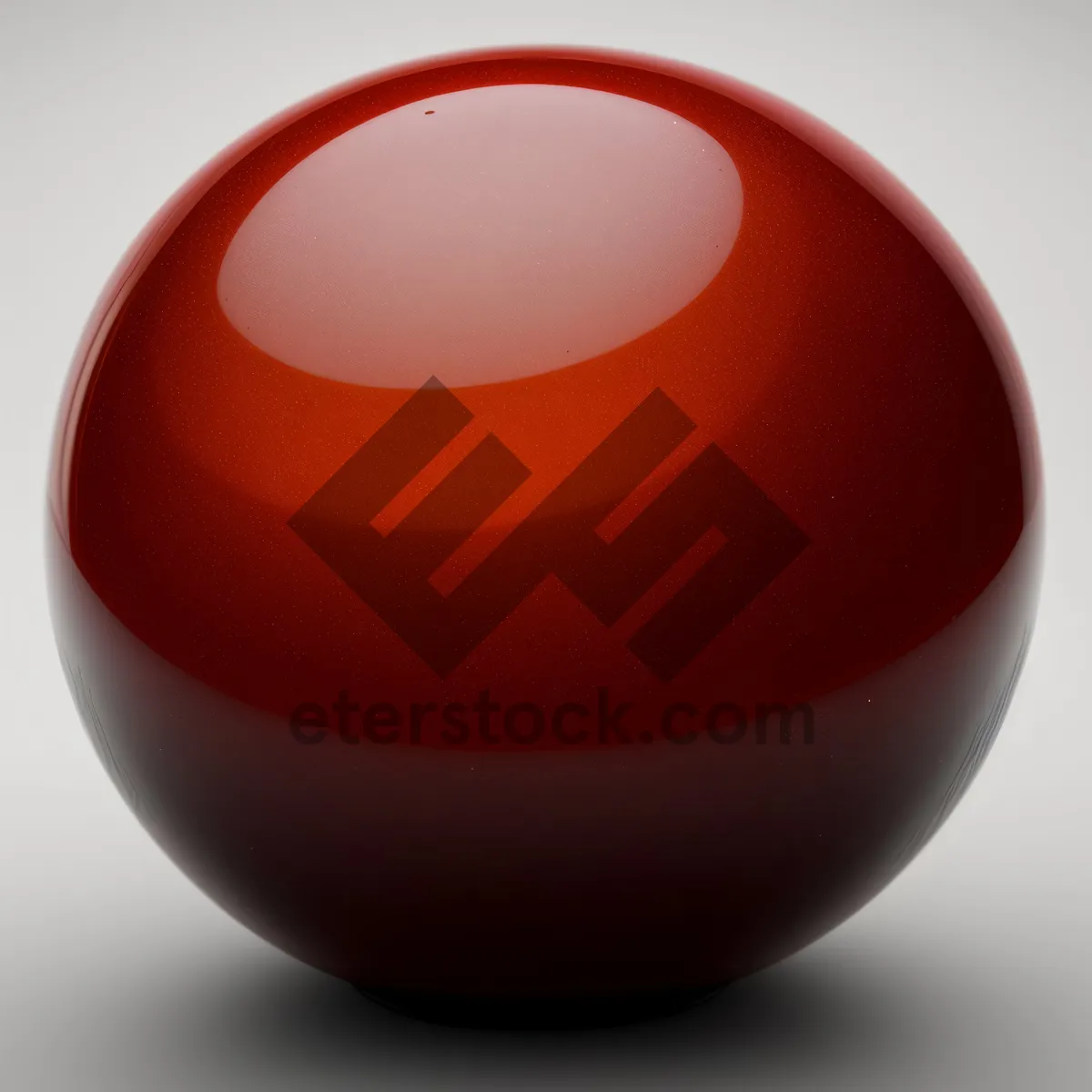 Picture of Shiny Glass Sphere Icon Button