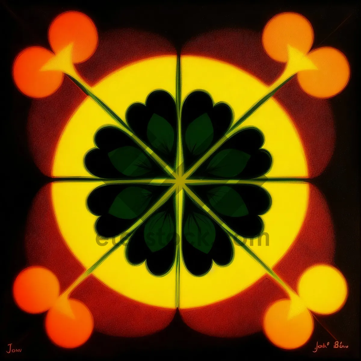 Picture of Orange Clover Art Design and Decoration Development