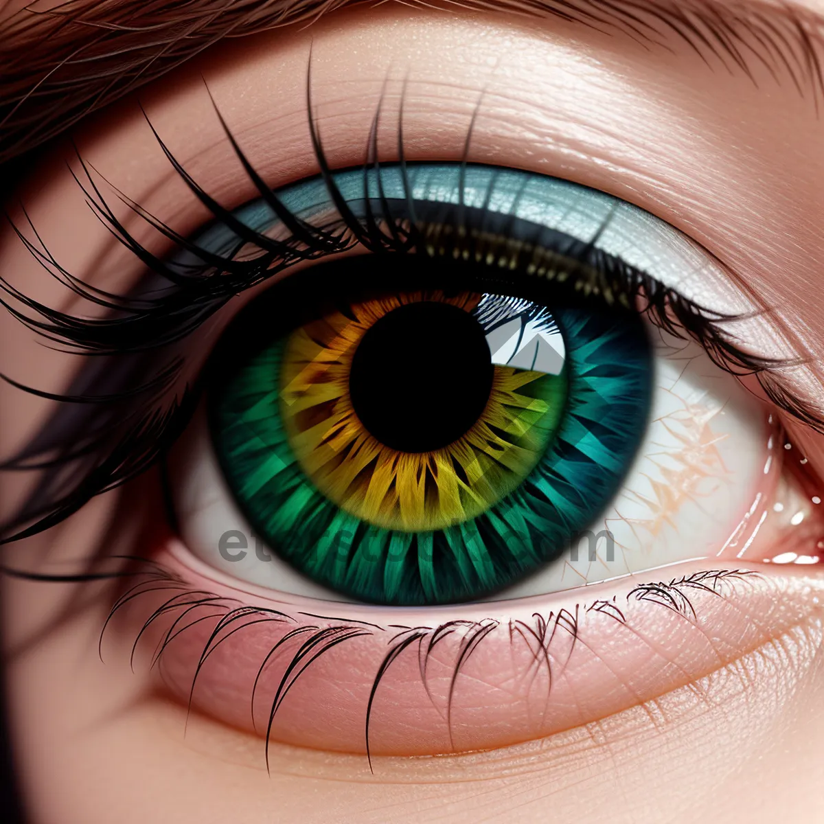 Picture of Captivating Eyeball Enhancing Vision Closeup