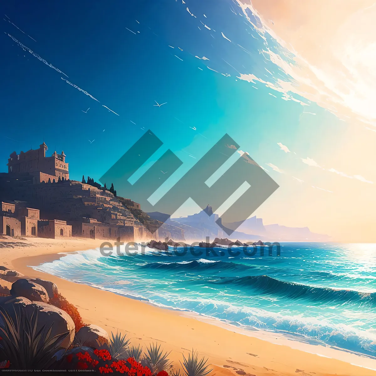 Picture of Serenity by the Shore: Tropical Beach Getaway