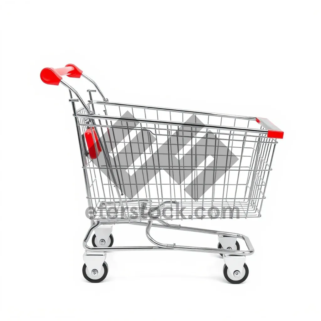 Picture of 3D Shopping Cart for E-Commerce Business Transaction