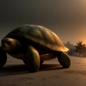 Slow and Steady: A Majestic Sea Turtle