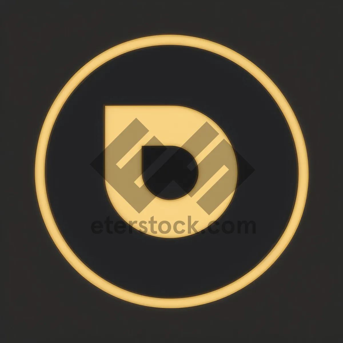 Picture of Shiny Round Black Button with 3D Reflection