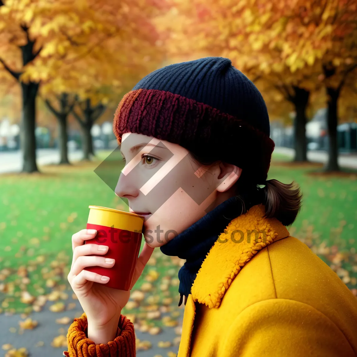 Picture of Smiling child enjoying ice lolly in happy lifestyle.