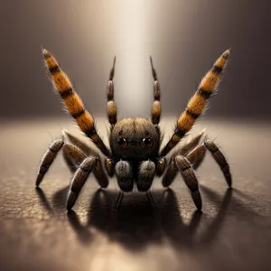 Scary Garden Spider - Hairy Legs, Wild Predator