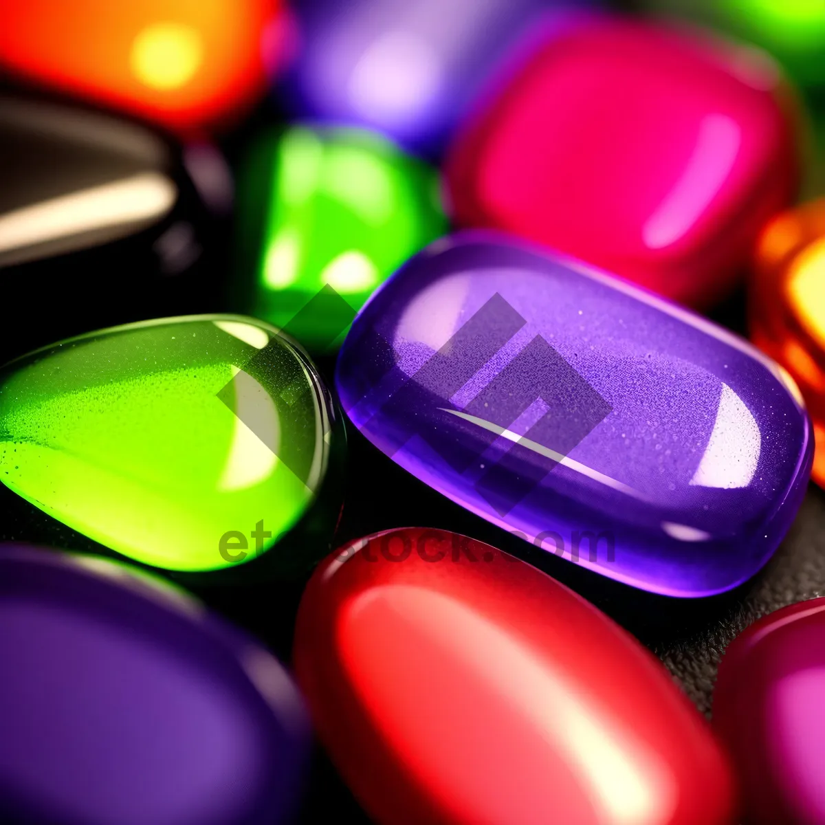 Picture of Colorful Prescription Drug Button Icon