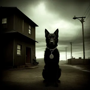 Black Shepherd Dog - Loyal Canine Companion