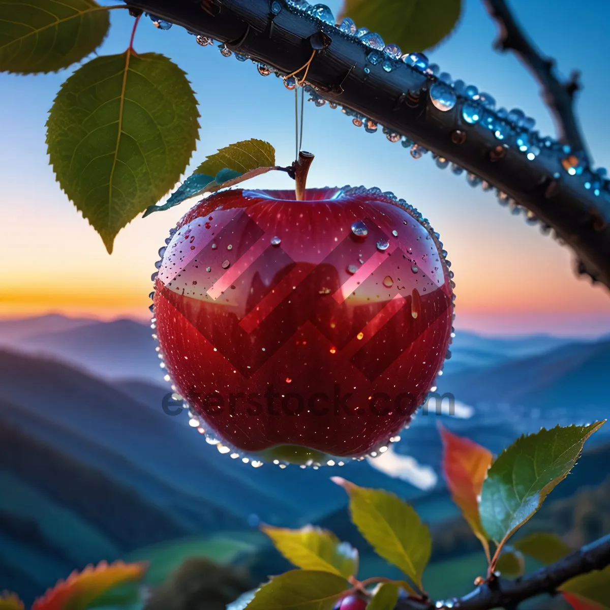 Picture of Organic ripe cherry - delicious and nutritious fruit