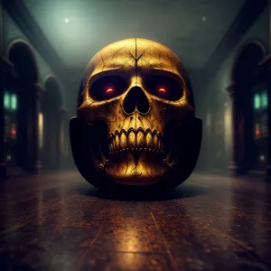 Frightful Jack-o'-Lantern Mask Illuminates Halloween Night