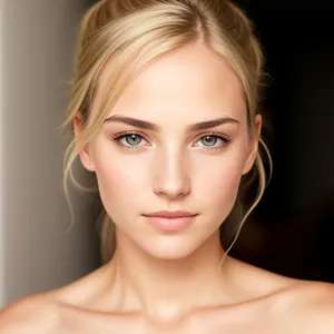 Radiant Beauty: Fresh-Faced Elegance in Close-Up