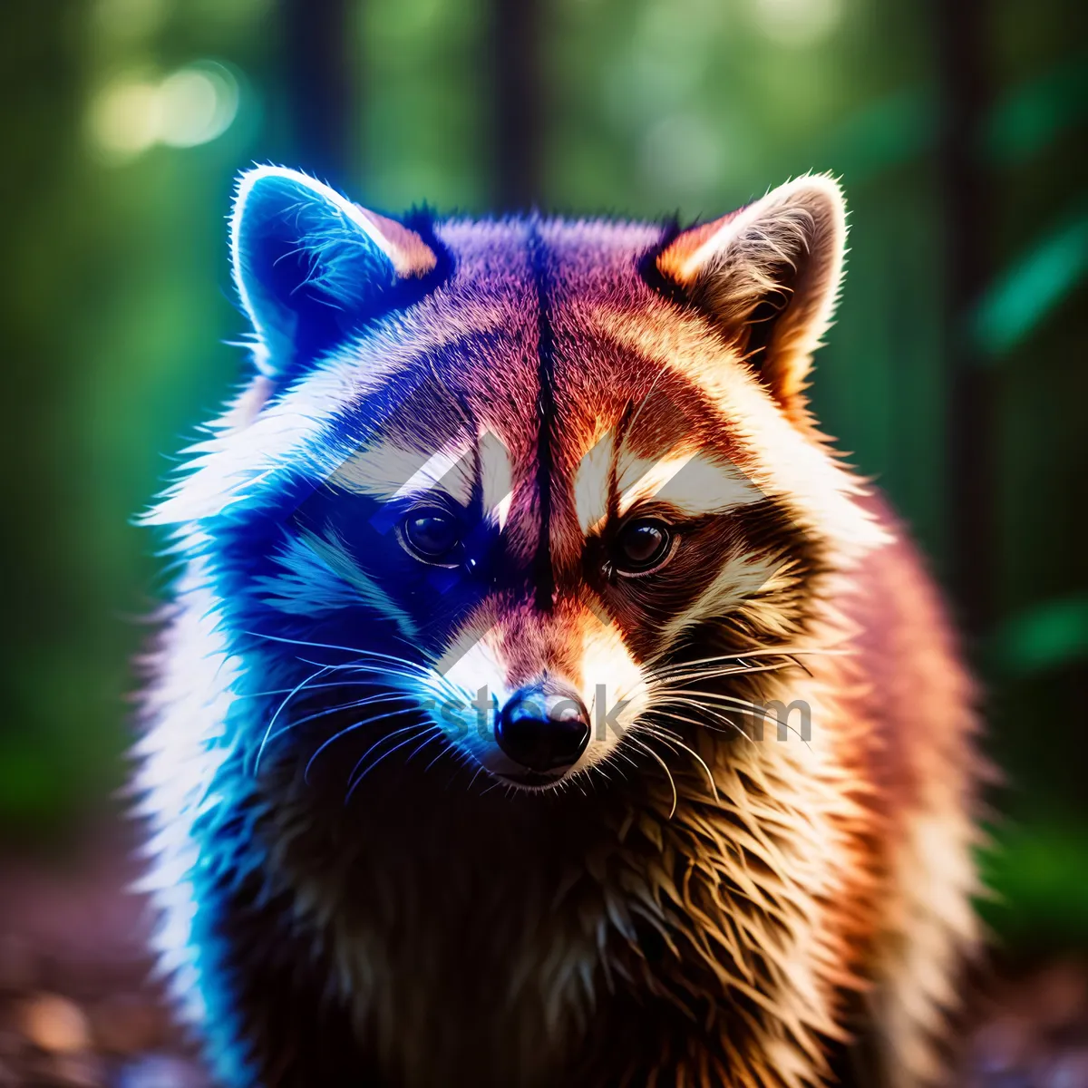 Picture of Cute Kitty With Whiskers and Curious Eyes