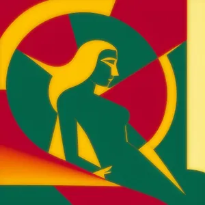 Lightning Art Icon Design: Graphic Symbol Sign