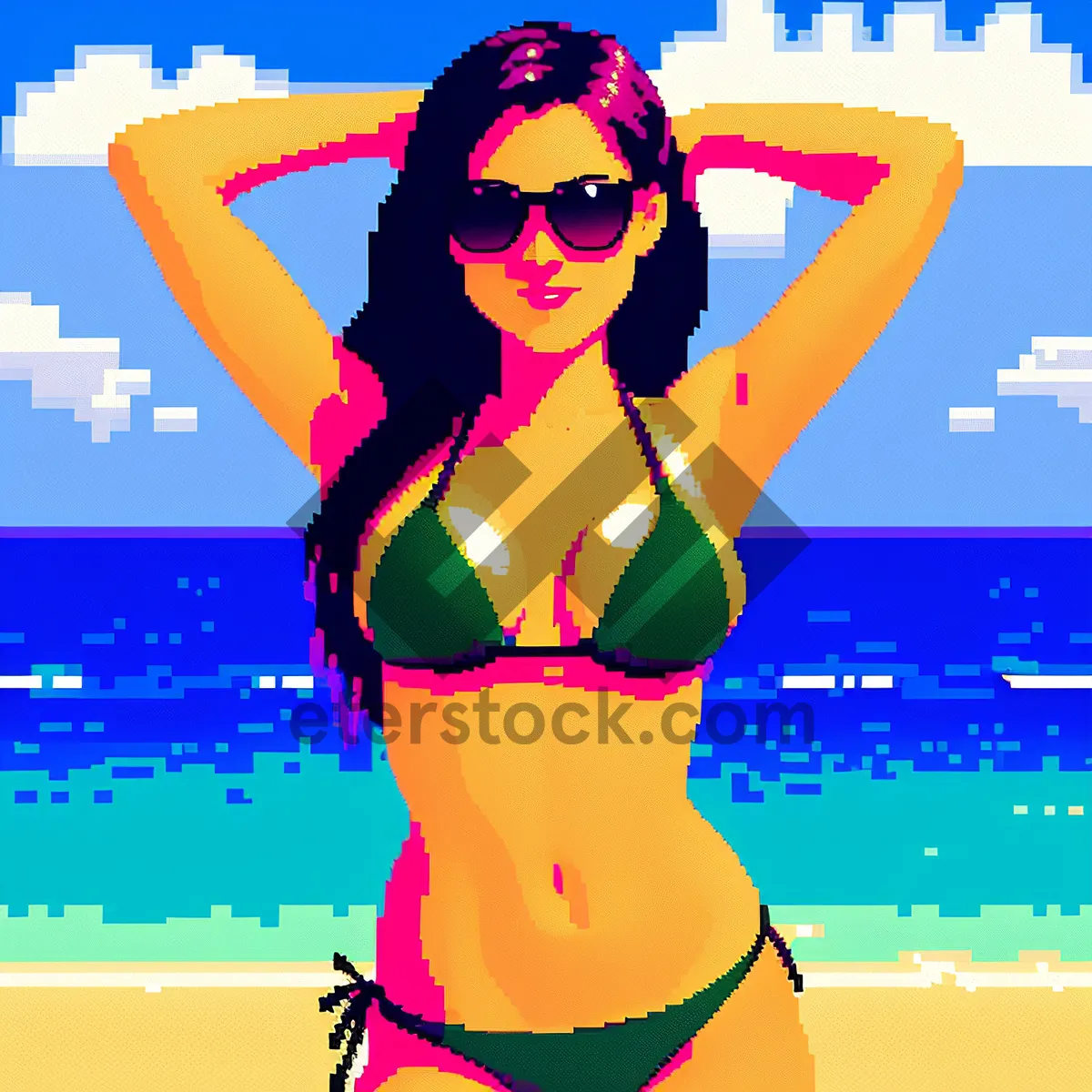 Picture of Animated Artistic Cartoon of a Person
