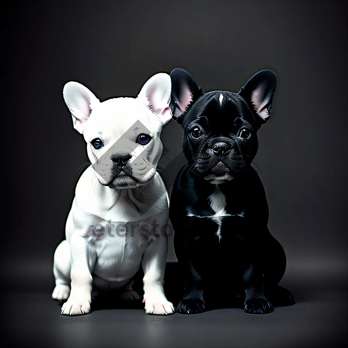 Picture of Cute Bulldog Buddy with Bow Tie